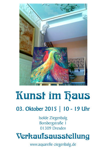 Flyer Kunst im Haus