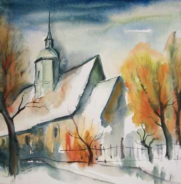 Kirche im Winter